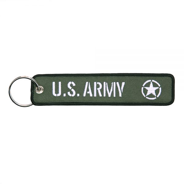 251305 1598 Sleutelhanger U.S. Army 96 Sleutelhanger van 100% nylon <strong>Afmeting:</strong> 13 x 3 cm