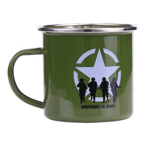 Emaille mok Brothers in Arms