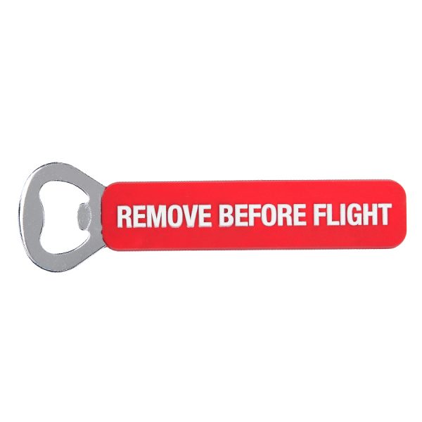416126 Flesopener 3D PVC Remove Before Flight <big>Traditionele RVS flesopener met een mooi design PVC grip.</big> <big><strong>Afmeting:</strong> 14 cm</big> &nbsp;