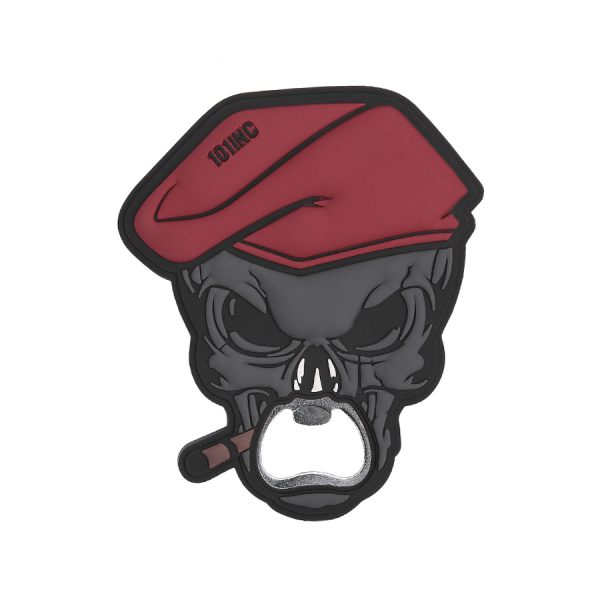 416127 Flesopener 3D PVC Skull sigaar <big>Traditionele RVS flesopener met een mooi design PVC grip.</big> <big><strong>Afmeting:</strong> 11 x 9 cm</big> &nbsp;