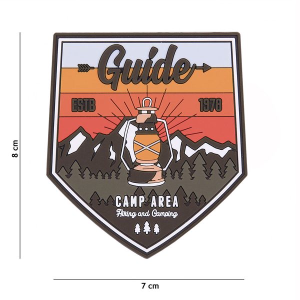 444170 7378 Embleem 3D PVC Guide 23007 Outdoor Patches! Dit is een unieke serie emblemen ontworpen voor de avontuurlijke outdoormensen in de wereld. Hou je van bushcraft, hiken, reizen en verken je graag de natuur? Deze outdoor emblemen geven je trip een morele boost! Embleem met tekst/afbeelding van PVC met klittenband aan de achterzijde.