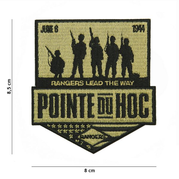 442306 8039 Embleem stof Pointe du Hoc 20002 Embleem met tekst/afbeelding van stof.