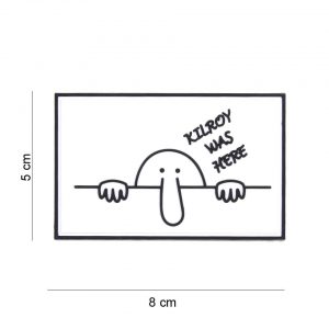 Embleem 3D PVC Kilroy was here wit #8072
