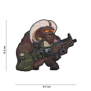 TF-2215 Embleem 3D PVC Contractor Ox Nr. 1 #23011