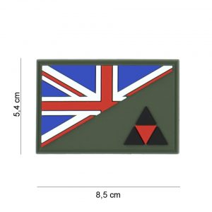 Embleem 3D PVC 3rd Infantry halve vlag #19066