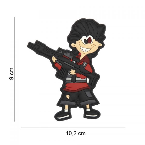 444130 7447 Embleem 3D PVC Young offender 8135 Embleem Young offender PVC met klittenband aan de achterzijde.