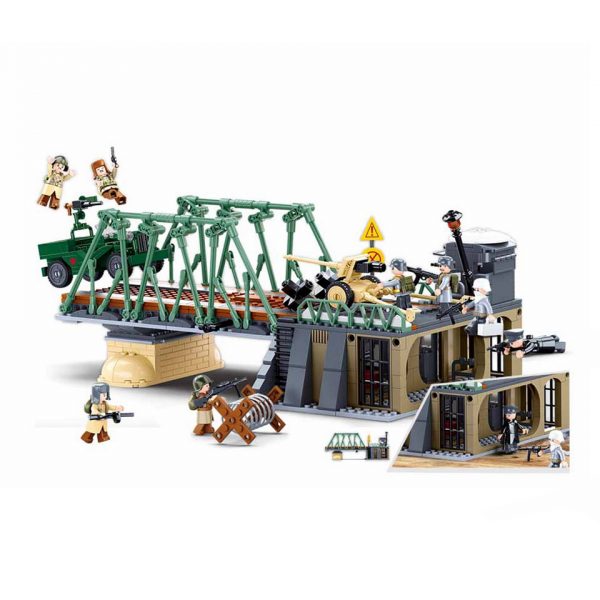413327 Sluban Battle of Budapestthe winter attackM38 B0981 16156 <big>Sluban is hét merk met leger gerelateerde bouwsets. Sluban is een van de weinige aanbieders van bouwstenen die legerartikelen in haar assortiment heeft. Het voordeel van Sluban is dat het ook compatibel is met andere grote bouwsteenmerken, je hoeft je dus geen zorgen te maken dat sluban niet past op je andere bouwsteenmerken.</big> <big><strong>Inhoud set:</strong> Aantal minifiguren: 9 Aantal blokjes: 769 Doosafmeting (BxHxD): 52 x 38 x 8 cm Moeilijkheidsgraad: gemiddeld (vanaf 6 jaar)</big>