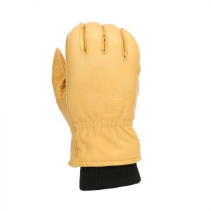 Leren Outdoor Handschoen Geel