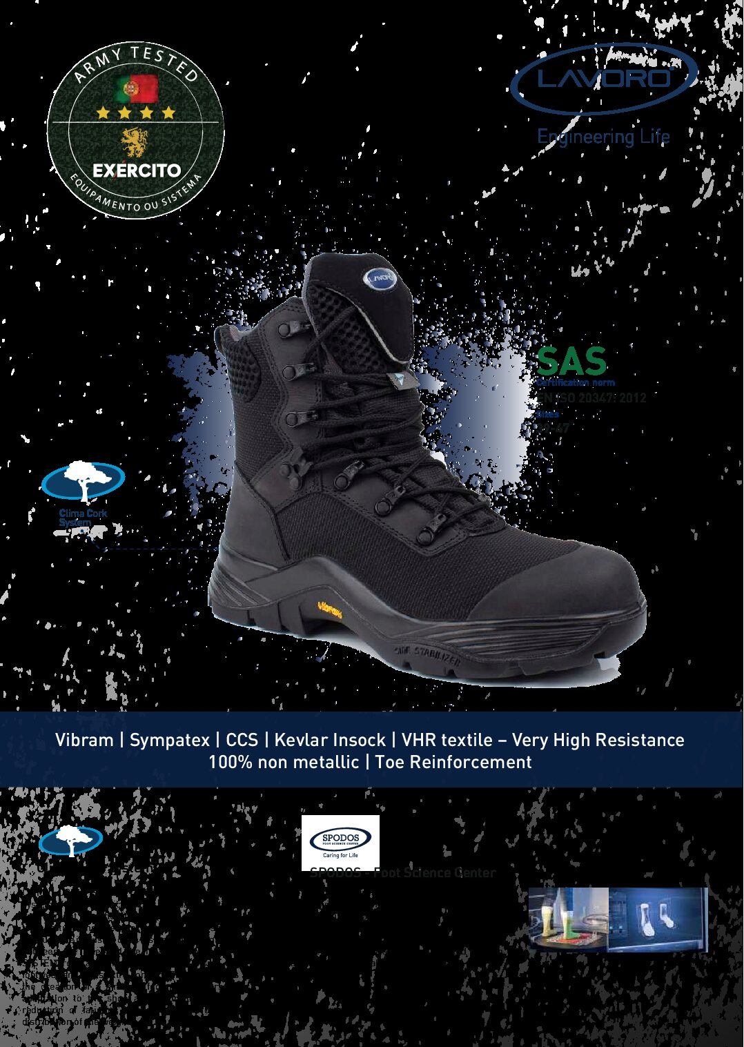 SAS Boot 2 pdf <strong>Kenmerken:</strong> <ul> <li><strong>Alternatief voor Magnum:</strong> Deze <strong>Tactical SAS-Boots</strong> zijn een uitstekend alternatief voor de populaire Magnum-boots, met tal van geavanceerde functies.</li> <li><strong>Vibram Anti Perforatie Zool:</strong> Voorzien van een <strong>Vibram zool</strong> die niet alleen duurzaam is, maar ook is uitgerust met <strong>kevlar</strong> voor extra bescherming tegen perforatie.</li> <li><strong>Antistatisch Binnenwerk:</strong> Het antistatische binnenwerk zorgt voor een veilige en comfortabele ervaring, vooral in omgevingen waar statische elektriciteit een probleem kan zijn.</li> <li><strong>Versterkte Overneus:</strong> De versterkte overneus biedt extra bescherming en duurzaamheid, waardoor deze boots bestand zijn tegen intensieve omstandigheden.</li> <li><strong>Super Sterk Materiaal:</strong> De boots hebben <strong>drie keer meer weerstand</strong> dan traditionele cordura, wat ze uitermate sterk en betrouwbaar maakt voor tactische toepassingen.</li> <li><strong>Waterproof met Sympatex:</strong> Dankzij de <strong>Sympatex</strong> technologie zijn deze boots volledig waterproof, wat zorgt voor droge voeten onder alle weersomstandigheden.</li> <li><strong>Veter Sluiting met Verstopte Lus:</strong> De veter sluiting is ontworpen om de veterlus veilig te verstoppen, wat ze specifiek geschikt maakt voor Para’s en andere tactische gebruikers.</li> <li><strong>100% Non-Metallic:</strong> De boots zijn volledig vrij van metalen onderdelen, waardoor ze ideaal zijn voor gebruik bij detectiepoorten en in omgevingen waar metalen detectie een rol speelt.</li> </ul>