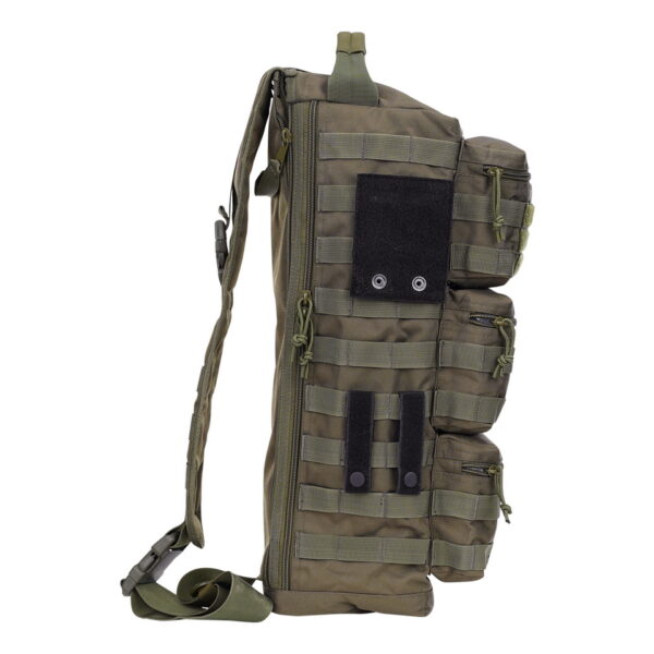 359976 MOLLE strap hook loop 4 pcs2 De MOLLE Strap Hook + Loop Set is een must-have voor tactische uitrusting. Met 4 klittenband straps van 10 x 2,5 cm biedt deze set de perfecte oplossing voor het bevestigen van patches op tassen en tactical vests zonder klittenband paneel. <strong>Afmeting strap:</strong> 10 x 2,5 cm