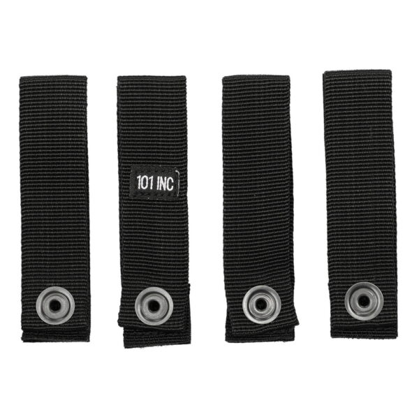 359976 MOLLE strap hook loop 4 pcs5 De MOLLE Strap Hook + Loop Set is een must-have voor tactische uitrusting. Met 4 klittenband straps van 10 x 2,5 cm biedt deze set de perfecte oplossing voor het bevestigen van patches op tassen en tactical vests zonder klittenband paneel. <strong>Afmeting strap:</strong> 10 x 2,5 cm