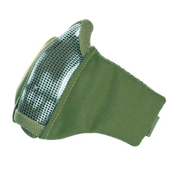 219278 Airsoft face mask nylonmesh with skull groen Stevig gezichts beschermingsmasker Groen. Dit masker beschermt het gezicht tegen de munitie uit replica's. 101 inc.