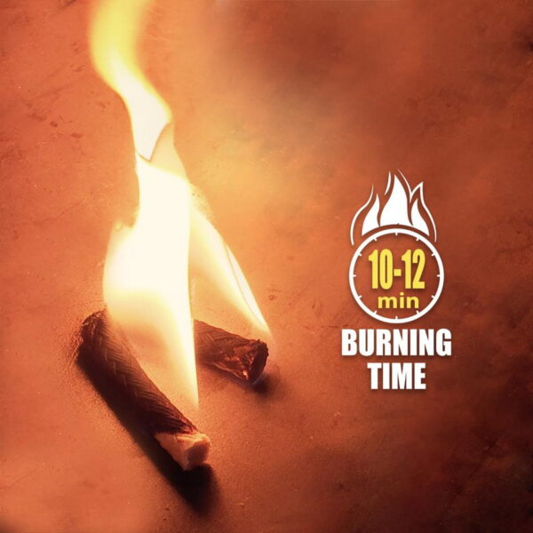 429756 Eco Fire Sticks 18pcs77 Ontdek de Eco Fire Sticks, jouw duurzame metgezel voor het moeiteloos aansteken van vuur, BBQ's en openhaarden. Deze hoogwaardige vuurstokjes zijn gemaakt van natuurlijk katoen en voedselkwaliteit paraffine-was, waardoor ze veilig en stabiel branden gedurende ongeveer 10 minuten. Flexibel in gebruik, kun je ze naar wens verdraaien voor het gewenste effect. Milieuvriendelijk en non-toxic, voldoen ze aan de hoogste normen van veiligheid en duurzaamheid. Maak vuur maken gemakkelijk, effectief en eco-vriendelijk met de Eco Fire Sticks.