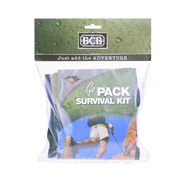469464 BCB Go Pack survival kit CK014 <ul> <li><strong>Afmetingen:</strong> 16 x 17 x 4 cm (6,5" x 6,5" x 1,5")</li> <li><strong>Gewicht:</strong> 324 g</li> <li><strong>NAVO-goedgekeurd:</strong> NSN-8465-99-666-0148</li> <li><strong>Merk:</strong> BCB</li> </ul> <hr /> <h3><strong>Waarom kiezen voor de BCB Go Pack Survival Kit CK014?</strong></h3> ✔ <strong>Compact en lichtgewicht:</strong> Eenvoudig mee te nemen en te bevestigen aan een riem of rugzak. ✔ <strong>NAVO-goedgekeurd:</strong> Betrouwbare en beproefde kwaliteit. ✔ <strong>Essentiële inhoud:</strong> Alles wat je nodig hebt voor basale overleving, samengepakt in een slim ontwerp. ✔ <strong>Veelzijdig:</strong> Geschikt voor diverse outdooractiviteiten, noodsituaties en reizen. ✔ <strong>Gebruiksvriendelijk:</strong> Overzichtelijke mapjes zorgen voor snelle toegang tot alle items. Met de <strong>BCB Go Pack Survival Kit CK014</strong> ben je altijd voorbereid op het onverwachte. Perfect voor zowel avonturiers als dagelijkse noodsituaties! <strong>NAVO goedgekeurd: NSN-8465-99-666-0148</strong>