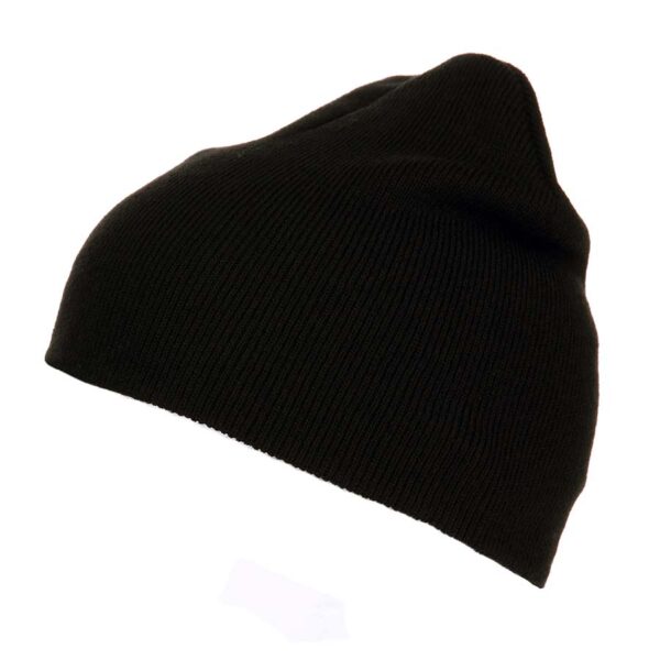 214300 Beanie2 Beanie van 100% acryl Zwart.