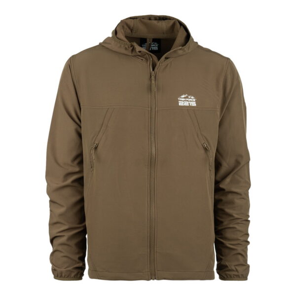 129875 TF 2215 Softshell Trail Jacket De TF-2215 Softshell Trail Jacket is een must-have voor iedereen met een actieve levensstijl en een liefde voor het buitenleven. Of je nu gaat wandelen, reizen, fietsen of gewoon geniet van de natuur, deze softshell jas biedt de perfecte combinatie van comfort, duurzaamheid en functionaliteit. Kenmerken: <ul> <li>Kwalitatieve SAB ritssluiting: De jas is voorzien van een hoogwaardige ritssluiting voor duurzaamheid en soepele werking.</li> <li>Capuchon met elastische sluiting: De verstelbare capuchon biedt bescherming tegen de elementen en kan strakker worden getrokken voor extra warmte en comfort.</li> <li>Elastische mouwsluitingen: Houd wind en regen buiten met elastische mouwsluitingen die perfect aansluiten op je polsen.</li> <li>Twee steekzakken met ritssluiting: Handige zakken om je handen warm te houden en om kleine benodigdheden veilig op te bergen.</li> <li>Verstelbaar koord aan de onderzijde: Pas de pasvorm van de jas aan naar wens en houd koude lucht buiten.</li> <li>Binnenzak: Een extra zak aan de binnenkant van de jas voor het veilig opbergen van waardevolle spullen.</li> <li>Gaatjes onder de oksel: Deze openingen zorgen voor ademend vermogen, zodat je comfortabel kunt blijven, zelfs tijdens intensieve activiteiten.</li> </ul> De ademende en waterdichte buitenlaag van de jas beschermt je tegen onverwachte weersomstandigheden en houdt je droog, zelfs in een regenbui. Het is de ideale metgezel voor buitenactiviteiten in alle seizoenen. Kortom, de TF-2215 Softshell Trail Jacket is ontworpen voor avonturiers die graag genieten van de schoonheid van de natuur, zonder concessies te doen aan comfort en bescherming. Kies voor kwaliteit en functionaliteit met deze softshell jas.