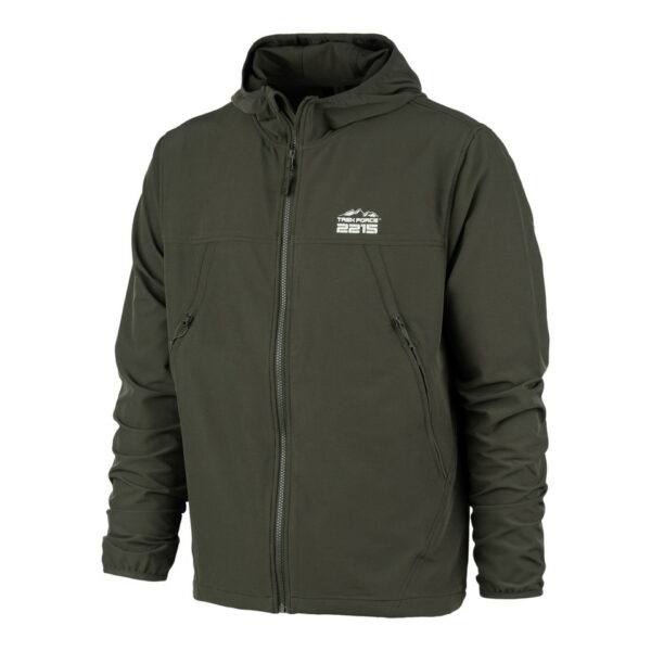 129875 TF 2215 Softshell Trail Jacket15 De TF-2215 Softshell Trail Jacket is een must-have voor iedereen met een actieve levensstijl en een liefde voor het buitenleven. Of je nu gaat wandelen, reizen, fietsen of gewoon geniet van de natuur, deze softshell jas biedt de perfecte combinatie van comfort, duurzaamheid en functionaliteit. Kenmerken: <ul> <li>Kwalitatieve SAB ritssluiting: De jas is voorzien van een hoogwaardige ritssluiting voor duurzaamheid en soepele werking.</li> <li>Capuchon met elastische sluiting: De verstelbare capuchon biedt bescherming tegen de elementen en kan strakker worden getrokken voor extra warmte en comfort.</li> <li>Elastische mouwsluitingen: Houd wind en regen buiten met elastische mouwsluitingen die perfect aansluiten op je polsen.</li> <li>Twee steekzakken met ritssluiting: Handige zakken om je handen warm te houden en om kleine benodigdheden veilig op te bergen.</li> <li>Verstelbaar koord aan de onderzijde: Pas de pasvorm van de jas aan naar wens en houd koude lucht buiten.</li> <li>Binnenzak: Een extra zak aan de binnenkant van de jas voor het veilig opbergen van waardevolle spullen.</li> <li>Gaatjes onder de oksel: Deze openingen zorgen voor ademend vermogen, zodat je comfortabel kunt blijven, zelfs tijdens intensieve activiteiten.</li> </ul> De ademende en waterdichte buitenlaag van de jas beschermt je tegen onverwachte weersomstandigheden en houdt je droog, zelfs in een regenbui. Het is de ideale metgezel voor buitenactiviteiten in alle seizoenen. Kortom, de TF-2215 Softshell Trail Jacket is ontworpen voor avonturiers die graag genieten van de schoonheid van de natuur, zonder concessies te doen aan comfort en bescherming. Kies voor kwaliteit en functionaliteit met deze softshell jas.