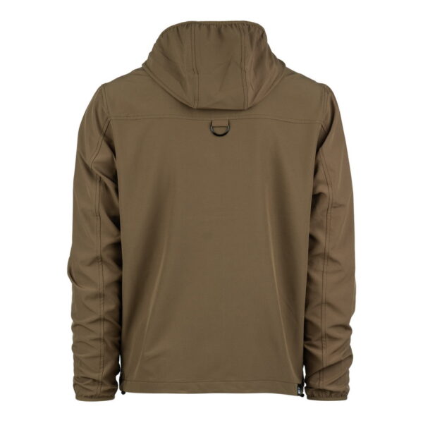 129875 TF 2215 Softshell Trail Jacket3 De TF-2215 Softshell Trail Jacket is een must-have voor iedereen met een actieve levensstijl en een liefde voor het buitenleven. Of je nu gaat wandelen, reizen, fietsen of gewoon geniet van de natuur, deze softshell jas biedt de perfecte combinatie van comfort, duurzaamheid en functionaliteit. Kenmerken: <ul> <li>Kwalitatieve SAB ritssluiting: De jas is voorzien van een hoogwaardige ritssluiting voor duurzaamheid en soepele werking.</li> <li>Capuchon met elastische sluiting: De verstelbare capuchon biedt bescherming tegen de elementen en kan strakker worden getrokken voor extra warmte en comfort.</li> <li>Elastische mouwsluitingen: Houd wind en regen buiten met elastische mouwsluitingen die perfect aansluiten op je polsen.</li> <li>Twee steekzakken met ritssluiting: Handige zakken om je handen warm te houden en om kleine benodigdheden veilig op te bergen.</li> <li>Verstelbaar koord aan de onderzijde: Pas de pasvorm van de jas aan naar wens en houd koude lucht buiten.</li> <li>Binnenzak: Een extra zak aan de binnenkant van de jas voor het veilig opbergen van waardevolle spullen.</li> <li>Gaatjes onder de oksel: Deze openingen zorgen voor ademend vermogen, zodat je comfortabel kunt blijven, zelfs tijdens intensieve activiteiten.</li> </ul> De ademende en waterdichte buitenlaag van de jas beschermt je tegen onverwachte weersomstandigheden en houdt je droog, zelfs in een regenbui. Het is de ideale metgezel voor buitenactiviteiten in alle seizoenen. Kortom, de TF-2215 Softshell Trail Jacket is ontworpen voor avonturiers die graag genieten van de schoonheid van de natuur, zonder concessies te doen aan comfort en bescherming. Kies voor kwaliteit en functionaliteit met deze softshell jas.