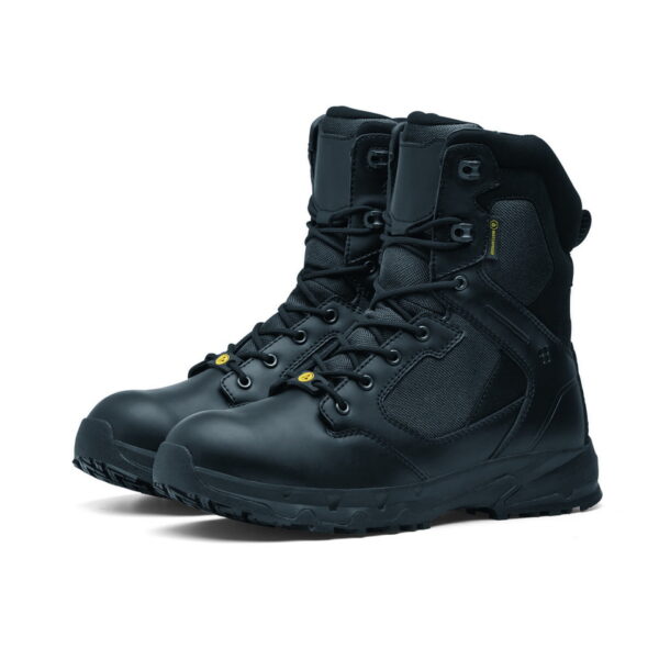 231307 SFC Darver Defense Tactical boots 06 ESD12 De SFC Darver Defense Tactical Boots (O6 ESD) zijn ontworpen voor maximale prestaties in tactische situaties. Met een waterafstotend ontwerp, uitneembare dempende binnenzool en unieke antislip zool, bieden deze boots comfort en bescherming op hoog niveau. Bestel nu voor betrouwbare tactical boots! Raadpleeg de spec/tech sheet voor meer informatie. <a title="Maattabel" href="https://dump.dev.newagents.nl/wp-content/uploads/2024/01/231307-SFC-Darver-Defense-Tactical-boots-06-ESD16.pdf" target="_blank" rel="noopener noreferrer"><button><span style="color: #ef471f; font-size: medium;"><strong>Spec/Tech sheet</strong></span></button></a>