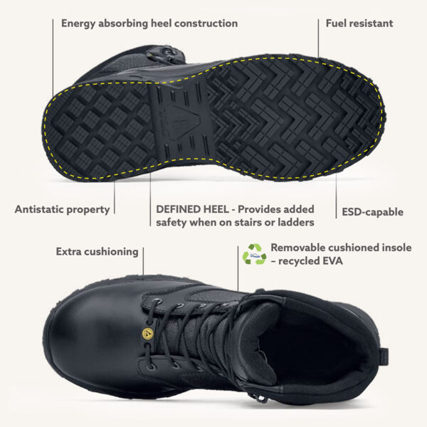 231307 SFC Darver Defense Tactical boots 06 ESD13 De SFC Darver Defense Tactical Boots (O6 ESD) zijn ontworpen voor maximale prestaties in tactische situaties. Met een waterafstotend ontwerp, uitneembare dempende binnenzool en unieke antislip zool, bieden deze boots comfort en bescherming op hoog niveau. Bestel nu voor betrouwbare tactical boots! Raadpleeg de spec/tech sheet voor meer informatie. <a title="Maattabel" href="https://dump.dev.newagents.nl/wp-content/uploads/2024/01/231307-SFC-Darver-Defense-Tactical-boots-06-ESD16.pdf" target="_blank" rel="noopener noreferrer"><button><span style="color: #ef471f; font-size: medium;"><strong>Spec/Tech sheet</strong></span></button></a>