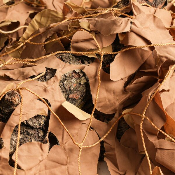 Brits surplus camonet 5.5 x 5.5 meter2 Het Britse surplus camonet van 5,5 x 5,5 meter in khaki biedt circa 30 vierkante meter aan effectieve camouflage. Gemaakt van duurzaam kunststof materiaal, is het niet giftig en perfect voor militaire toepassingen en buitengebruik.