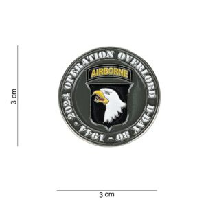 Embleem metaal D-Day 44 pin 101st Airborne #7023