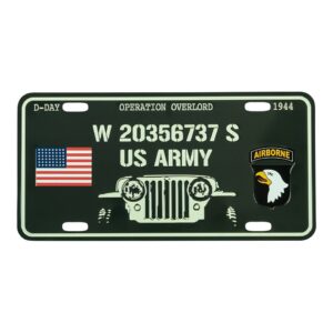 Nummerplaat D-Day Willys