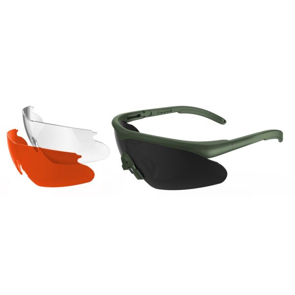 SwissEye bril Raptor Pro 10166 Met de SwissEye Raptor Pro bril (#10166) heb je een bril die aan al je behoeften voldoet. Dankzij de verstelbare pootjes en neusbrug past hij perfect en biedt hij optimale bescherming tegen UV-straling en laserlicht. Het pakket bevat extra lenzen voor verschillende omstandigheden, plus een handige opbergetui en microvezelzak. <a title="Maattabel" href="https://dump.dev.newagents.nl/wp-content/uploads/2024/04/11387_824ab5cafa367353dc8d389dfdc2b44b91743a7b.pdf" target="_blank" rel="noopener noreferrer"><button><span style="color: #ef471f; font-size: medium;"><strong>Spec/Tech sheet</strong></span></button></a>