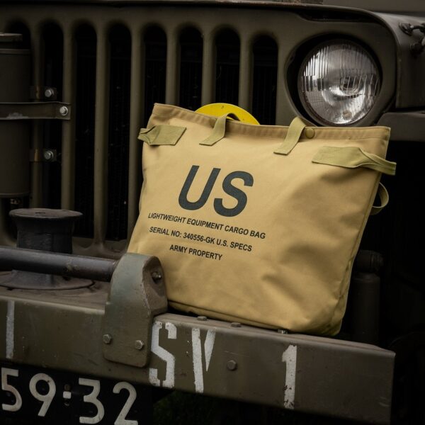 U.S. Equipment cargo tas3 De U.S. Equipment cargo tas is een veelzijdige metgezel voor dagelijks gebruik, compleet met een handig binnenvak met ritssluiting en een haakje voor extra functionaliteit. Gemaakt van duurzaam polyester, voor stijlvol gemak onderweg.