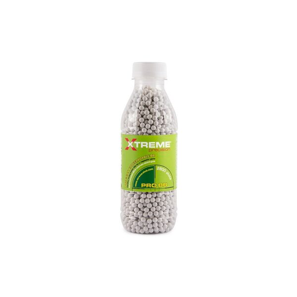 Xtreme Precision 020g BBs Bio White 2800 bb fles De Xtreme Precision 0,20g BBs Bio White zijn de ultieme keuze voor airsoftspelers die op zoek zijn naar precisie en betrouwbaarheid. Dankzij hun unieke materiaalsamenstelling en uitstekende afwerking bieden deze BB's een ongeëvenaarde nauwkeurigheid en perfecte afbreekbaarheid. Verpakt in een handige hersluitbare fles met 2800 BB's, zijn ze klaar voor langdurig gebruik op het veld. <a title="Maattabel" href="https://dump.dev.newagents.nl/wp-content/uploads/2024/05/11927_ea0a5080da3959069ca4a4422221ea276f4fd4ae.pdf" target="_blank" rel="noopener noreferrer"><button><span style="color: #ef471f; font-size: medium;"><strong>Spec/Tech sheet</strong></span></button></a> &nbsp;