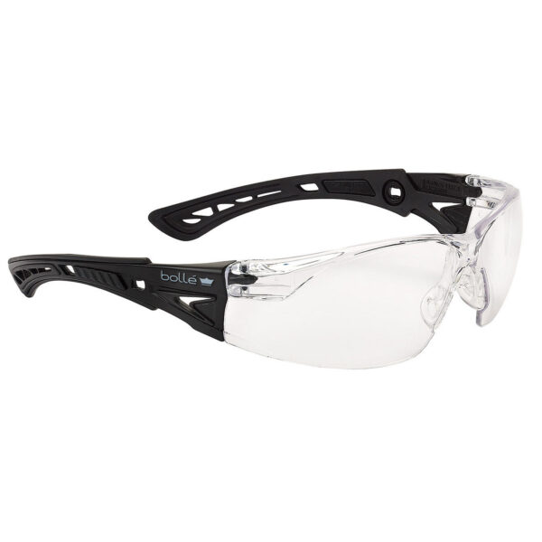 Bolle Rush small bril clear PSSRUSP0652B 55 De Bollé Rush+ small bril clear (PSSRUSP0652B) combineert een sportief ontwerp met geavanceerde functionaliteit. Deze ultralichte bril biedt een panoramisch gezichtsveld en is ontworpen voor maximaal comfort met flexibele co-injected tempels en een antislip neusbrug. Ideaal voor dagelijks gebruik met perfecte optische kwaliteit en extra duurzaamheid dankzij de platinum coating.
