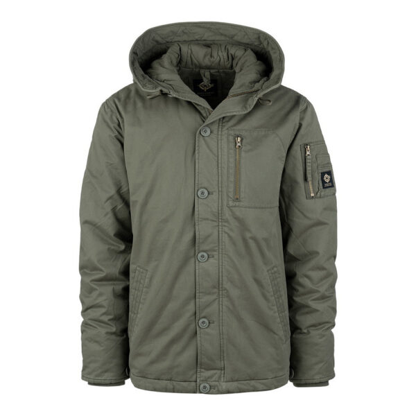 Commander Army Parka De Fostex Commander Army Parka combineert tijdloze stijl met moderne functionaliteit. Gemaakt van 100% katoen met een gewassen look, biedt deze mid-length parka ultiem comfort en warmte tijdens de koudere maanden. Met zorgvuldig ontworpen details zoals brushed look SAB® ritsen, een bomber-pocket op de mouw en fijn geweven labels, is deze jas zowel stijlvol als praktisch. De parka is ontworpen voor zowel outdoor-activiteiten als casual wear, en biedt een perfecte balans tussen bescherming tegen de elementen en een trendy, militaire look. De gevoerde capuchon en fleecevoering in de steekzakken zorgen voor extra warmte, terwijl de diverse zakken met ritsen en drukknoopsluitingen volop opbergruimte bieden. <div><a title="Maattabel" href="https://dump.dev.newagents.nl/wp-content/uploads/2024/08/Commander-Army-Parka-maattabel.png" target="_blank" rel="noopener"><button><span style="color: #ef471f; font-size: medium;"><strong>Maattabel</strong></span></button></a></div> <div></div>
