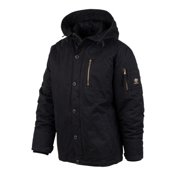 Commander Army Parka23 De Fostex Commander Army Parka combineert tijdloze stijl met moderne functionaliteit. Gemaakt van 100% katoen met een gewassen look, biedt deze mid-length parka ultiem comfort en warmte tijdens de koudere maanden. Met zorgvuldig ontworpen details zoals brushed look SAB® ritsen, een bomber-pocket op de mouw en fijn geweven labels, is deze jas zowel stijlvol als praktisch. De parka is ontworpen voor zowel outdoor-activiteiten als casual wear, en biedt een perfecte balans tussen bescherming tegen de elementen en een trendy, militaire look. De gevoerde capuchon en fleecevoering in de steekzakken zorgen voor extra warmte, terwijl de diverse zakken met ritsen en drukknoopsluitingen volop opbergruimte bieden. <div><a title="Maattabel" href="https://dump.dev.newagents.nl/wp-content/uploads/2024/08/Commander-Army-Parka-maattabel.png" target="_blank" rel="noopener"><button><span style="color: #ef471f; font-size: medium;"><strong>Maattabel</strong></span></button></a></div> <div></div>