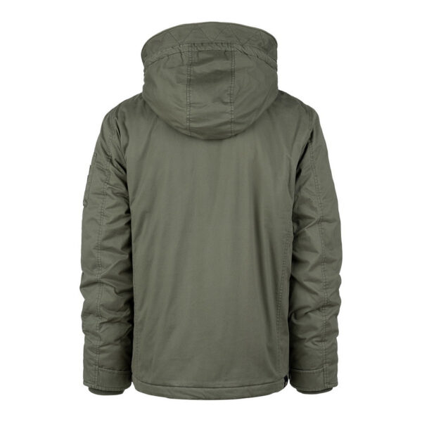 Commander Army Parka3 De Fostex Commander Army Parka combineert tijdloze stijl met moderne functionaliteit. Gemaakt van 100% katoen met een gewassen look, biedt deze mid-length parka ultiem comfort en warmte tijdens de koudere maanden. Met zorgvuldig ontworpen details zoals brushed look SAB® ritsen, een bomber-pocket op de mouw en fijn geweven labels, is deze jas zowel stijlvol als praktisch. De parka is ontworpen voor zowel outdoor-activiteiten als casual wear, en biedt een perfecte balans tussen bescherming tegen de elementen en een trendy, militaire look. De gevoerde capuchon en fleecevoering in de steekzakken zorgen voor extra warmte, terwijl de diverse zakken met ritsen en drukknoopsluitingen volop opbergruimte bieden. <div><a title="Maattabel" href="https://dump.dev.newagents.nl/wp-content/uploads/2024/08/Commander-Army-Parka-maattabel.png" target="_blank" rel="noopener"><button><span style="color: #ef471f; font-size: medium;"><strong>Maattabel</strong></span></button></a></div> <div></div>