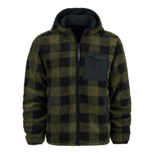 Reversible Sherpa softshell jas