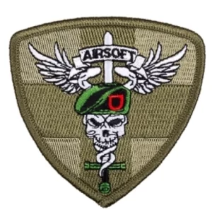 Badge Opstrijkbaar Airsoft