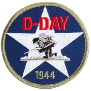 Badge Opstrijkbaar D-Day 1944