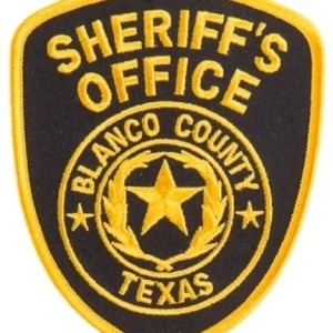 Badge Opstrijkbaar Sherrifs Office, Blanco County Texas