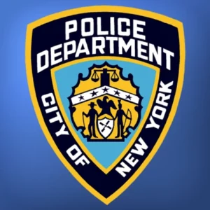 Badge PVC / Velcro NYPD ''Police Department City of New York''