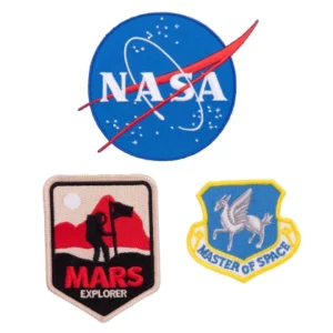 Badge Opstrijkbaar set (3) Astronaut / Mars Explorer