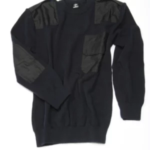 Commando Pullover 50/50% Ronde Hals KM Workwear - Navy