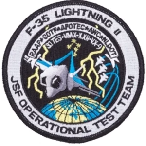Badge Opstrijkbaar F35 JSF OT