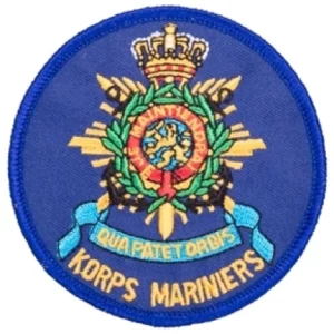 Badge Opstrijkbaar Korps Mariniers