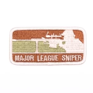 Badge Opstrijkbaar Major League Sniper Camo