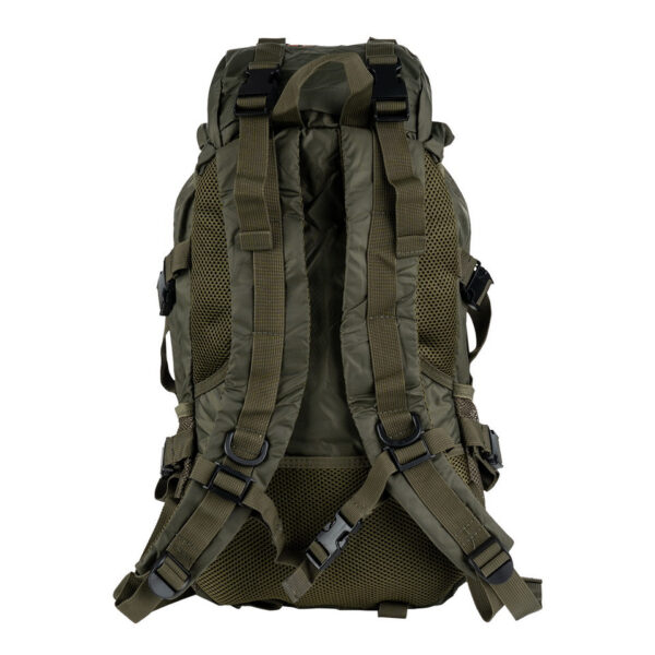 Parachute tas 8 rugtas commando1 De <strong>Parachute tas 8 / rugtas commando</strong> is een robuuste en stijlvolle rugtas, gemaakt van 100% duurzaam nylon. Deze tas is geïnspireerd op de uitrusting van commando's, compleet met een echte parachutesluiting ter decoratie. Of je nu op zoek bent naar een praktische tas voor dagelijks gebruik, outdoor activiteiten, of gewoon een stoere toevoeging aan je collectie, deze rugtas biedt de perfecte combinatie van functionaliteit en stijl. &nbsp;