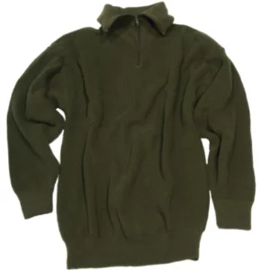 Schipperstrui 100% Acryl KM Military - Olive