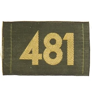 Badge Opstikbaar 481e eenheid US Army