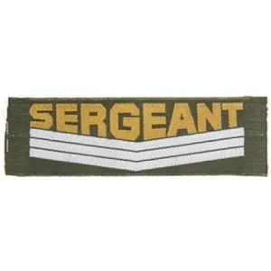Badge Opstikbaar US Army Sergeant