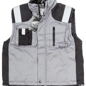 Bodywarmer Vest KM - Oxford Nylon Grijs/Zwart