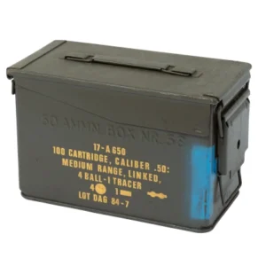 Munitie Kistje Kaliber .50 / 12.7mm, Origineel USA Army